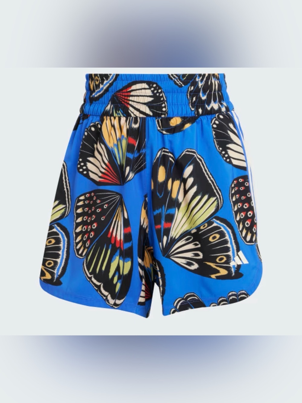 Adidas farm rio Royal Blue Butterfly-Print Sport Shorts
